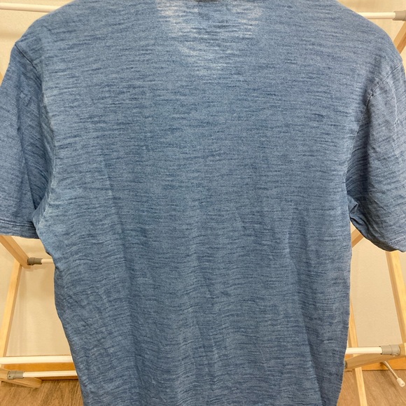 Todd Snyder Denim Blue Polo Shirt - Picture 3 of 3